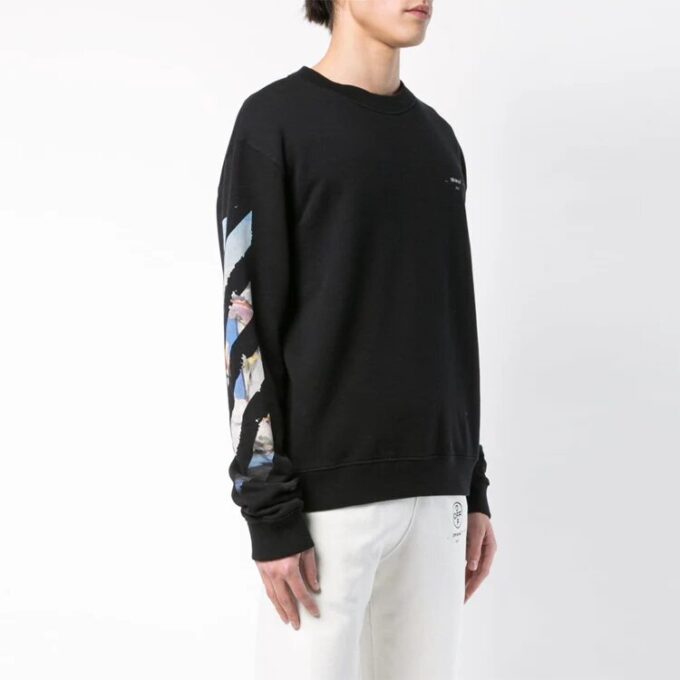 Raya lateral Cuello redondo Versión estándar Negro