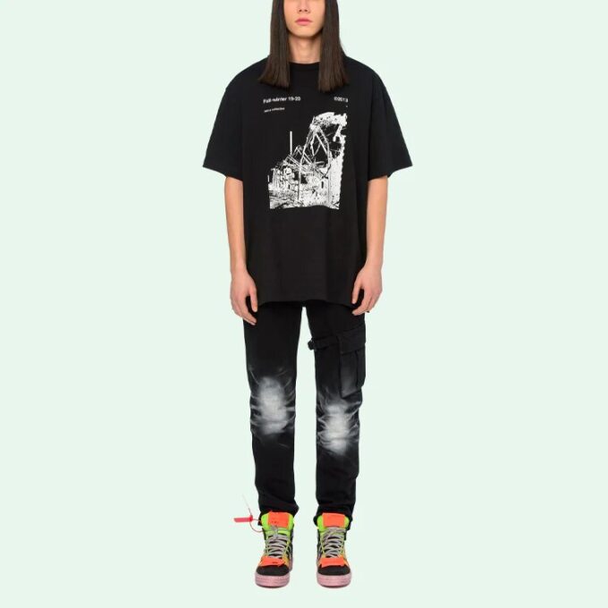 Ruined Factory Camiseta de manga corta oversize