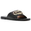 Sandalias de cuero Off-White Paperclip «Black Gold»