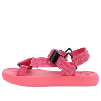 Sandalias Trek de nailon Off-White, rosa