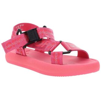 Sandalias Trek de nailon Off-White, rosa