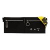 Serie Printing: Bolso bandolera con cremallera de estilo industrial, riñonera, negro