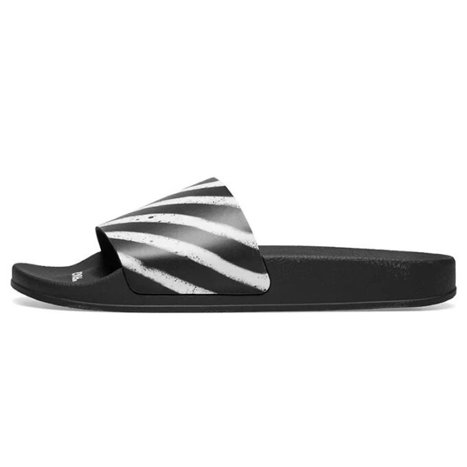 Slider con rayas «Negro-Blanco»