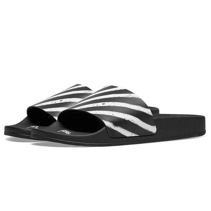 Slider con rayas «Negro-Blanco»
