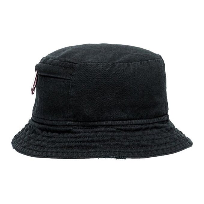 Sombrero de pescador rosa con flecha Negro
