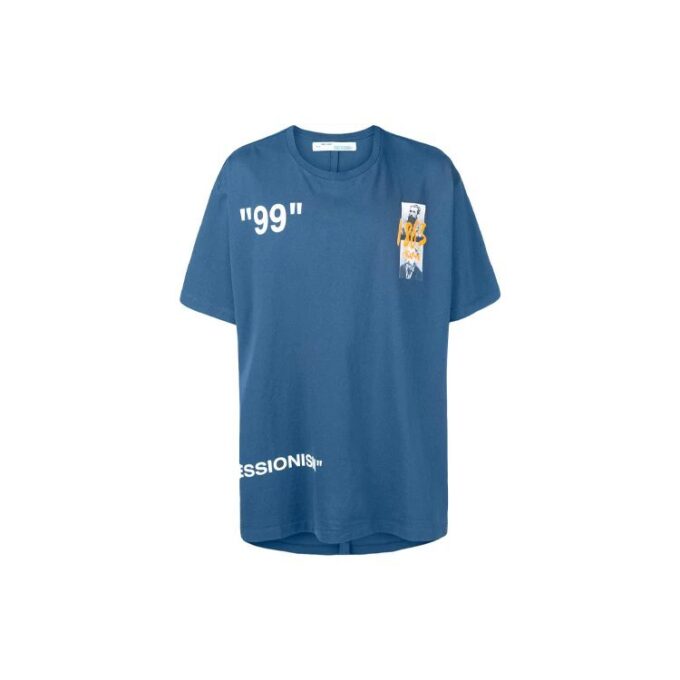 SS19 99 Camiseta oversize de algodón con estampado gráfico de verano