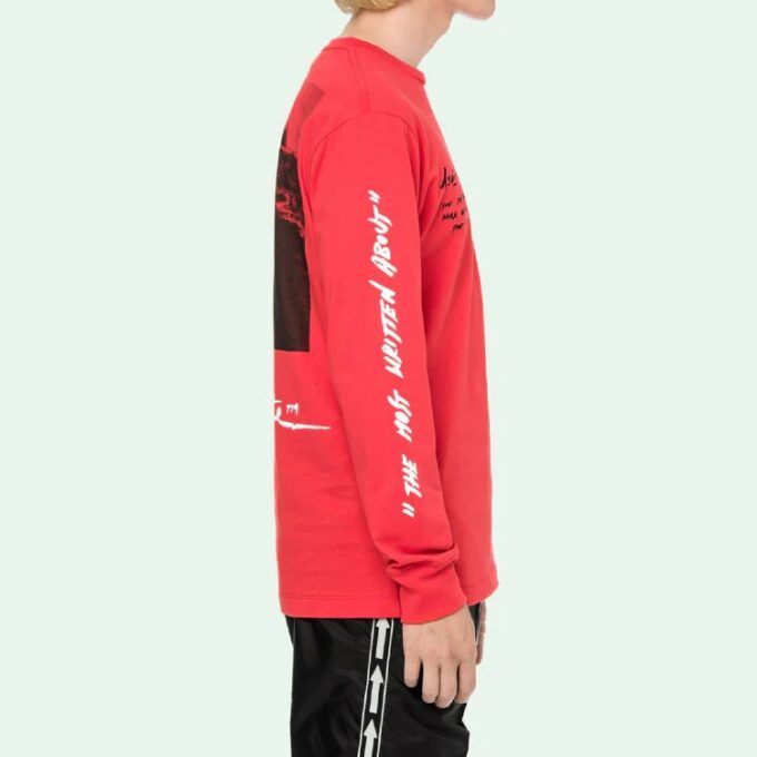 SS19 Camiseta de manga larga con logo para hombre Mona Lisa