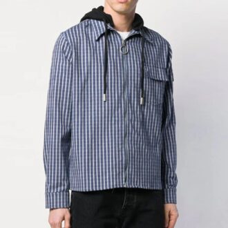 SS19 Forro polar con cremallera Diag para hombre, azul