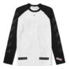 SS19 Manga raglán Colorblock Arrows Manga larga Versión estándar Blanco