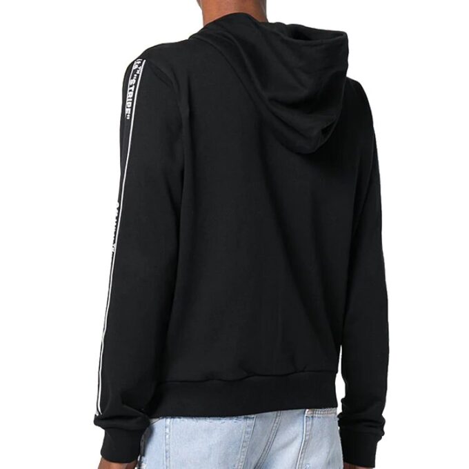 SS19 Sudadera con cremallera y rayas para hombre