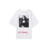 SS19 Sudadera oversize con estampado del logotipo de la Mona Lisa