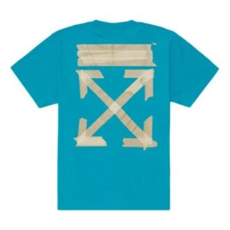 SS20 Camiseta de manga corta con cinta de flechas diagonales