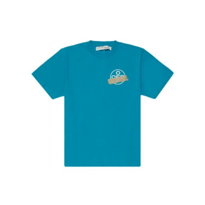SS20 Camiseta de manga corta con cinta de flechas diagonales