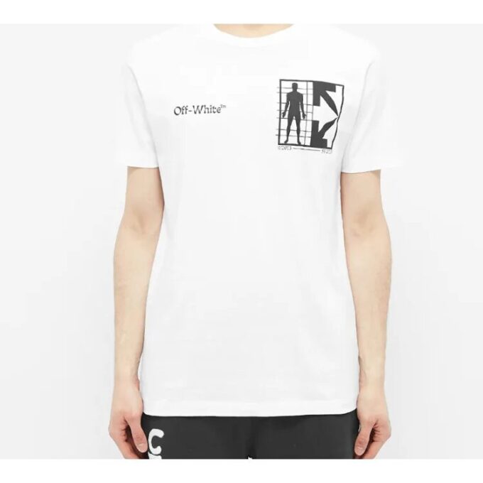 SS20 Camiseta de manga corta con estampado Half Arrow