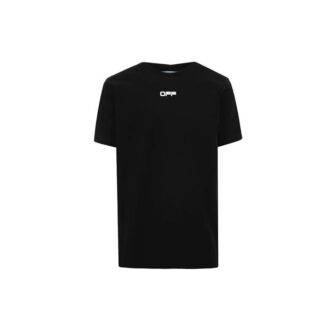 SS20 Camiseta de manga corta con logo y dibujo de flechas en la espalda para hombre, corte normal