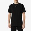 SS20 Camiseta de manga corta con logo y dibujo de flechas en la espalda para hombre, corte normal