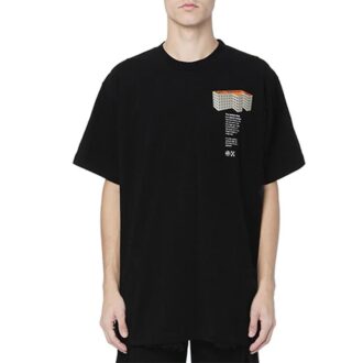 SS20 Camiseta de pantalones cortos con logotipo de la proporción áurea