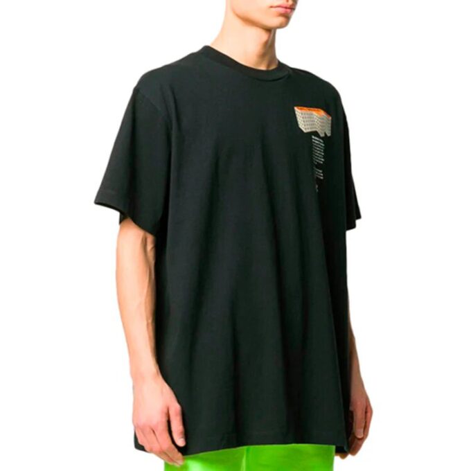 SS20 Camiseta de pantalones cortos con logotipo de la proporción áurea