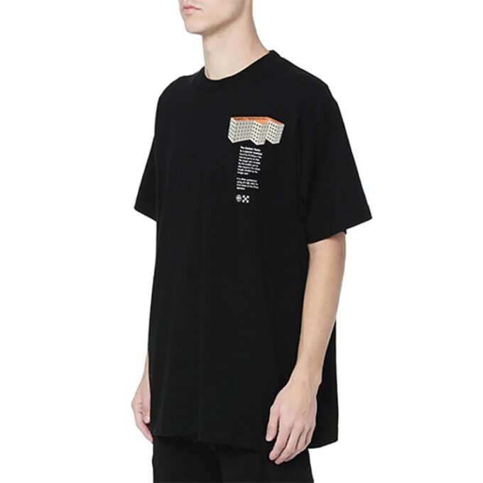 SS20 Camiseta de pantalones cortos con logotipo de la proporción áurea