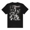 SS20 Camiseta holgada de manga corta con estampado del logotipo de Caravaggio en la espalda