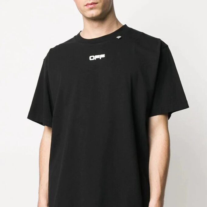 SS20 Camiseta holgada de manga corta con estampado del logotipo de Caravaggio en la espalda