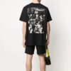 SS20 Camiseta holgada de manga corta con estampado del logotipo de Caravaggio en la espalda