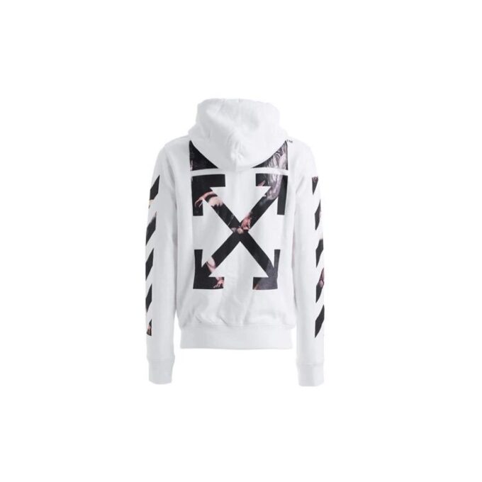 SS20 Caravaggio Arrow Slim con cremallera para hombre, blanco