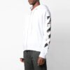 SS20 Caravaggio Arrow Slim con cremallera para hombre, blanco