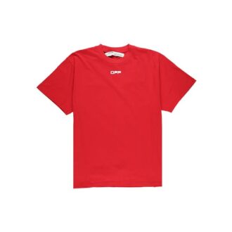 SS20 Estampado Airport Tape para hombre Rojo