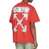 SS20 Estampado Airport Tape para hombre Rojo