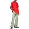 SS20 Estampado Airport Tape para hombre Rojo