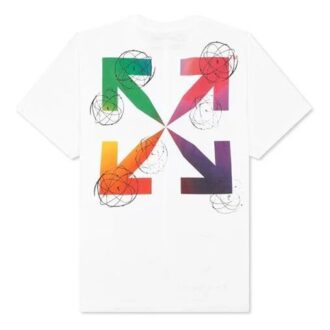 SS20 Futura Atoms Camiseta oversize de manga corta con logotipo de flechas de colores