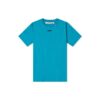 SS20 Línea ondulada, estampado blanco, holgada, hombre, azul