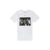 SS20 Virgil Abloh Pantalón slim blanco para hombre con estampado de pintura en spray