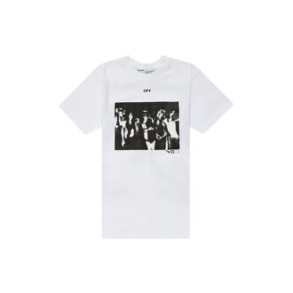 SS20 Virgil Abloh Pantalón slim blanco para hombre con estampado de pintura en spray