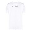 SS21 Algodón estampado con spray para hombre Blanco