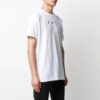SS21 Algodón estampado con spray para hombre Blanco