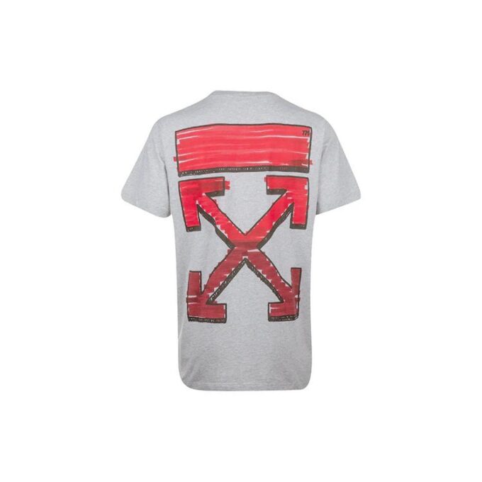 SS21 Arrow de manga corta y cuello redondo, versión gris