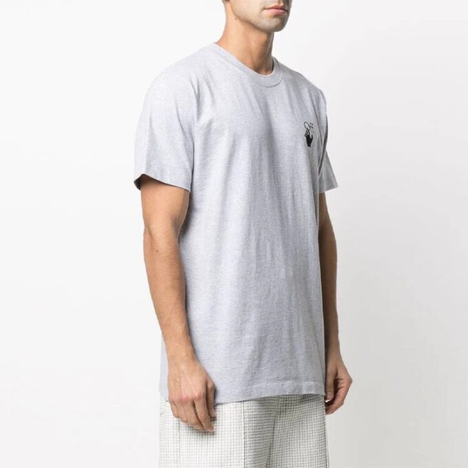SS21 Arrow de manga corta y cuello redondo, versión gris