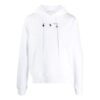 SS21 Arrows Estampado de flechas Corte holgado Blanco