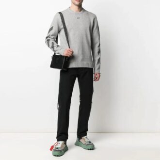 SS21 Arrows Stripe Knit Version Gris