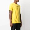 SS21 Camiseta de cuello redondo con estampado de Arrows y logo, pantalones cortos, corte holgado, amarillo
