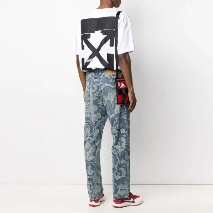 SS21 Camiseta de cuello redondo con logo, pantalones cortos y corte holgado, color blanco