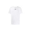 SS21 Camiseta de manga corta con cuello redondo y estampado de letras del logotipo, versión estándar, blanco