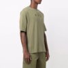SS21 Camiseta de manga corta con estampado de flecha y logotipo, versión estándar, verde
