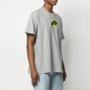 SS21 Camiseta de manga corta con logo, corte holgado, gris