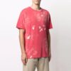 SS21 Camiseta de manga corta con logo estampado, corte holgado, color rojo