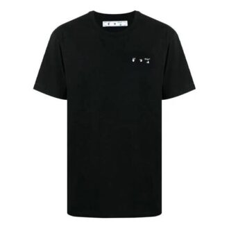 SS21 Camiseta de manga corta con logo, versión estándar, negro