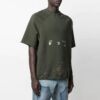 SS21 Camiseta de manga corta holgada con logotipo, verde