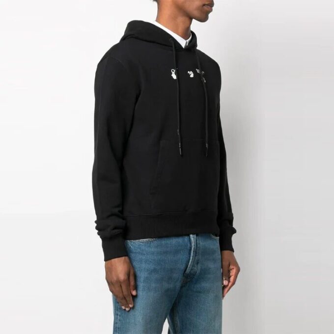SS21 Camiseta de manga larga estampada para hombre, color negro
